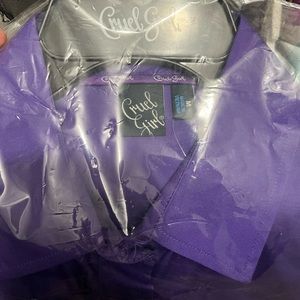 Cruel Girl purple western shirt